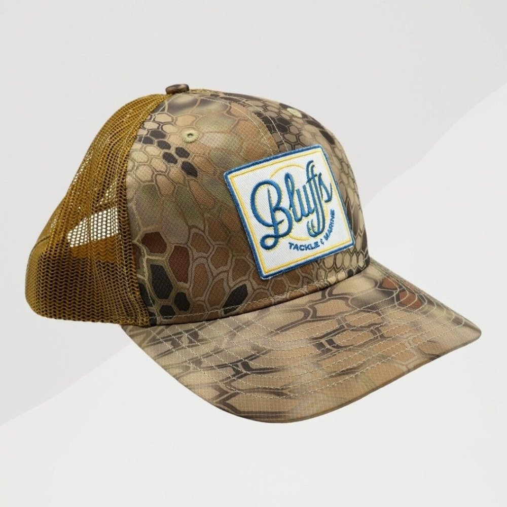 Richardson Snapback Bluffs Trucker Tackle & Marine‎ Mesh Hat Polyester